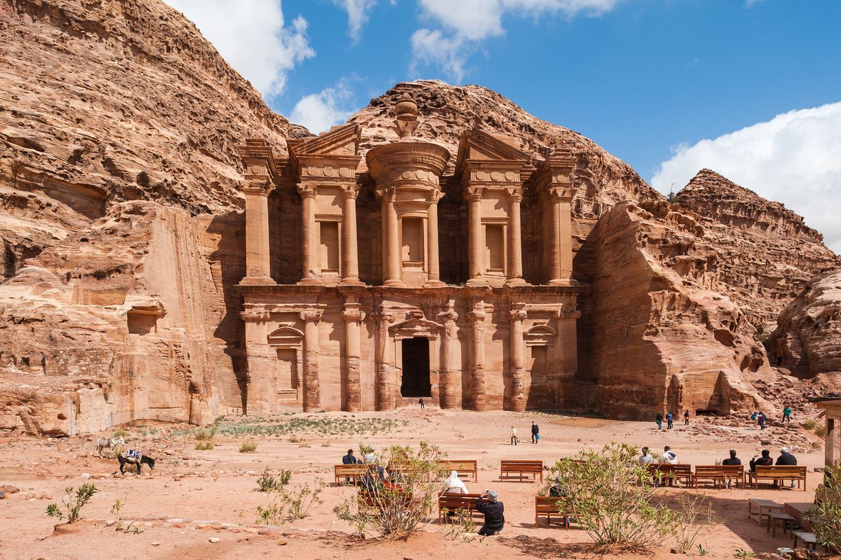La città di Petra in Giordania