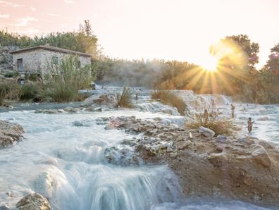Termas de Saturnia, Toscana, Italia 