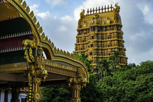 Kandaswamy temple north coast Ayurveda