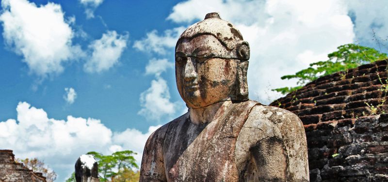 Statua di Buddha in Sri Lanka