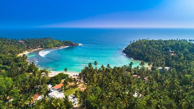 Eine Bucht auf Sri Lanka